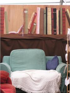 Armchair in the Greenbelt bring-your-own Library