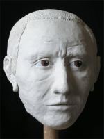 Facial reconstruction of Iron Age man