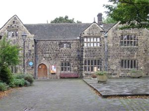 Ilkley Manor House museum, largely built with stone from the Roman fort