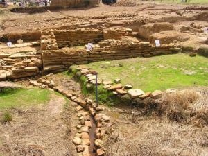 Drain leading to remains of Bath House 