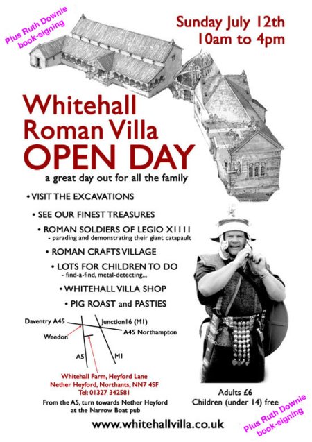 Poster for Whitehall Villa Open Day