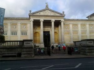 View of the Ashmolean Museum from the street